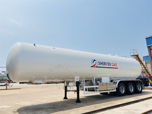 3 essieux sous pression <span class=keywords><strong>Propane</strong></span> 58.5m3 GPL Tanker Trailer 60000 litres LPG Tank Semi Trailer en vente - Product Image 3