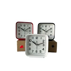 <b>Desk</b> <b>Clock</b> Silent Alarm <b>Clock</b> Square Quartz Table <b>Clock</b> For Home Office Bedroom Use - Product Image 1