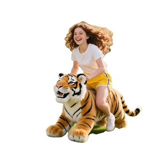 Price Affordable <b>Large</b> Stuffed Tiger Custom Design Big Tiger Professional Make Your Own Custom Sepatu Tiger - Product Image 2