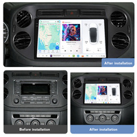 DUDUAUTO DUDU7 Wireless CarPlay Android Auto Intelligent Multimedia pour Volkswagen Tiguan 1 NF 2006 - 2016