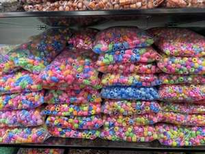 Mylulu DIY Fait Main Gros Trous Accessoires Cheveux pour Femmes Enfants Tresses Perles Résine Transparente Bijoux Décoratifs en Plastique - Product Image 4