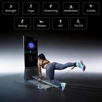 Système de gym intelligent AEKE Smart Home Gym, miroir de fitness K1, machine de fitness tout-en-un pour un entraînement complet du corps, machine pour des séances d'entraînement personnalisées