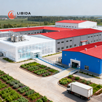 Entrepôt préfabriqué Bâtiment de stockage préfabriqué Entrepôt préfabriqué en métal