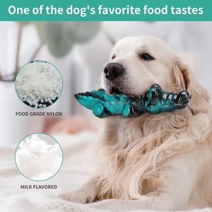 Jouet pour chien en nylon ultra-résistant en forme d'os, modèle classique moderne, idéal pour les mâchoires agressives - Offre Spéciale - Product Image 4