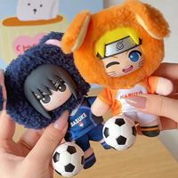 Nouveau Produit Authentique 6 Pièces/Boîte Série Football Showdown Nar & Utoo Boîte Mystère Figurines en Vinyle et Peluche Porte-clés Anime Breloques de Sac