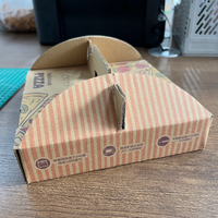Boîte à pizza 12 pouces, taille standard, carton ondulé, résistant à la graisse, surface imprimable pour la pâtisserie à domicile et les restaurants