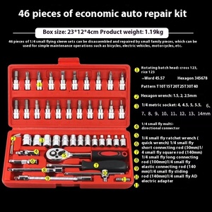Bộ bảo dưỡng tự động 46 Bộ dụng cụ phần cứng gia dụng nhỏ kết hợp bộ phụ kiện xe máy phụ kiện công cụ điện - Product Image 6
