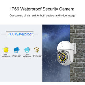 Kit NVR WiFi 4 canaux 2MP, système de caméra de sécurité domestique sans fil intelligent, audio bidirectionnel, PTZ, capteur CMOS extérieur, indice de protection IP66, H.265, Cloud - Product Image 4