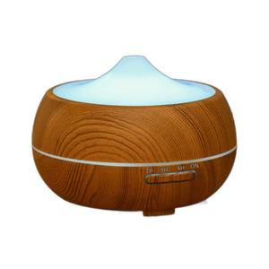 Wood Grain Aroma Diffuser Humidifier 0.5L With <b>Light</b> And <b>Timer</b> For Home Spa Use - Product Image 2