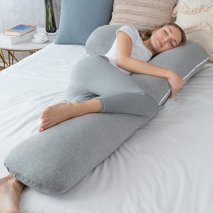 Nouveau corps de <span class=keywords><strong>grossesse</strong></span> oreiller J forme corps <span class=keywords><strong>coussin</strong></span> d'allaitement surdimensionné oreiller de maternité pour <span class=keywords><strong>dormir</strong></span> sur le côté - Product Image 2
