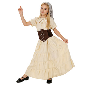 Disfraz de Pirata Vikinga para Niñas, Traje Medieval para Juego de Roles, Cosplay, Vestido para Halloween - Product Image 3