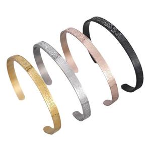 Pulseras de Joyería con Diseño de Corán, Estilo Árabe, Chapadas en Oro de 18K, Grabadas, para Mujer - Product Image 1