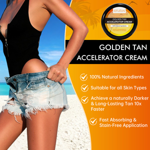 Crema Aceleradora del Bronceado SEFUDUN <span class=keywords><strong>de</strong></span> Marca Privada, 100% Ingredientes Naturales para Bronceado al Sol, 100g, Logotipo Personalizado <span class=keywords><strong>de</strong></span> Fábrica - Product Image 3