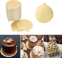 Vente en gros plateau de présentation pour desserts personnalisé rond carré rectangulaire triangle or planches de bases pour gâteaux mousse mini planches à gâteaux