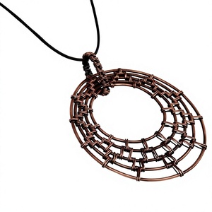 Stylish <b>Copper</b> Necklace for Girls and Women Lightweight Design Comfortable for Everyday Fashion Use - Product Image 1