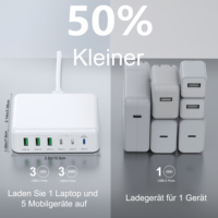 Chargeur multi-ports 100W GaN en gros avec prises AU/US/UK/JP/EU, chargeur rapide 3A3C avec certificat UKCA pour ordinateur portable/téléphone