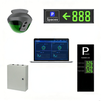 Système de stationnement intelligent EBO-TECH UDF10 à ultrasons intégré à montage frontal avec RS485 TCP/IP et débogage via application pour une guidée de stationnement intelligente