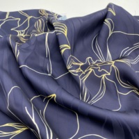 Nouveau design, tissu en satin super doux, aspect acétate, 100% polyester, imprimé abstrait, tissu jacquard satiné, pour les loisirs