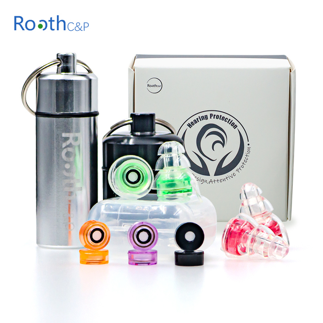 Wholesale High Fidelity Silicone Earplugs for Noise Reduction Concert Earplugs for Effective Hearing Protection