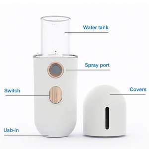 Mini vaporizador Facial recargable de mano Nano Mist Spray piel suave limpieza de ojos herramienta de belleza de plástico alimentada por USB hogar Hotel - Product Image 6