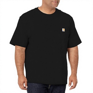 <span class=keywords><strong>Camiseta</strong></span> de Trabajo para <span class=keywords><strong>Hombre</strong></span>, Ajustada, 100% Algodón, Cuello Redondo, <span class=keywords><strong>Manga</strong></span> <span class=keywords><strong>Corta</strong></span>, <span class=keywords><strong>con</strong></span> <span class=keywords><strong>Bolsillo</strong></span>, Sin Estampado, Estilo Chino - Product Image 1