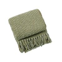 Couverture tricotée légère et respirante en acrylique solide, personnalisée, avec pompons, pour canapé adulte, idéale pour les voyages – Vente en gros