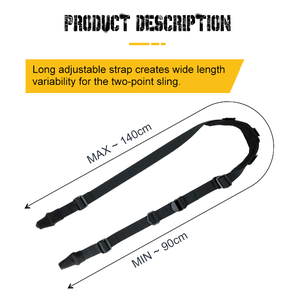 Polyester Nylon 66 Tactische Riem Met Snelle Gesp Legering Haak Verstelbare Tactische 2-Punts Jachtband Voor Buitenavontuur - Product Image 6