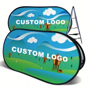 Custom Logo Pop-Up Banner Stand Portable Indoor and Outdoor <b>Frame</b> with Portable Feature Manufactured by Name - Product Image 6