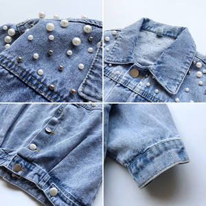 Bambini Giacche di <span class=keywords><strong>Jeans</strong></span> per le Ragazze Del <span class=keywords><strong>Bambino</strong></span> Perle Cappotti di Autunno della Molla del <span class=keywords><strong>Bambino</strong></span> di Modo Dei Capretti Outwear <span class=keywords><strong>Jeans</strong></span> Strappati Jacke - Product Image 6