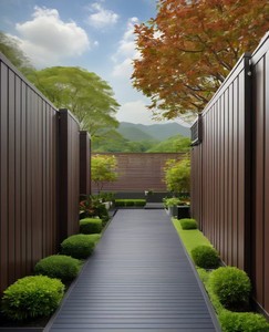 Revestimiento de Madera y Plástico Compuesto de Alta Calidad, Impermeable, Ignífugo y Acústico para Decoración Exterior del Hogar - Product Image 5