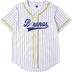 Camiseta de Béisbol Personalizada OEM para Hombre, Manga Corta, Logotipo Bordado, Corte Holgado, Uniforme de Equipo de Alta Calidad, Venta al Por Mayor - Product Image 1
