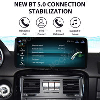 MOOKAKA Écran ultra-fin de 12,3 pouces Android Carplay pour Mercedes Benz Classe G 2016-2018 GPS Navi Dvd Gps Wifi 4G Dsp Carplay 360