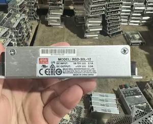 RSD-30L-12 30W DC-DC 18-72V เป็น 12V 2.5A 4kV ตัวแปลงไฟแบบแยกส่วนติดตั้งบนแชสซี EN50155 สำหรับงานรถไฟ ประสิทธิภาพ 85% ผลิตในจีน - Product Image 1