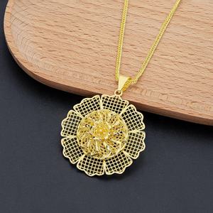 JXX 2024 Women's Fashion Necklace Pendant New Design Brass with Gold Plating Jewelry for Kids - Product Image 2