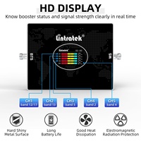 Repetidor GSM Lintratek 5 Bandas 800 900 1800 2100 2600mhz 3G 4G AGC Amplificador Potenciador de Señal de Red Móvil LTE para Celular