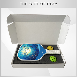 ไม้พายพิกเกิลบอลแบบพกพาที่ออกแบบเองได้ ขนาด 16 มม. พิมพ์สีบนฐานไฟเบอร์กลาส แกนรังผึ้ง ได้รับการรับรองจาก USAPA - Product Image 5