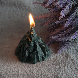 Bougie parfumée en forme de montagne en cire de fleur de glace de haute qualité OEM pour la décoration de la maison, les fêtes, les bars, les cadeaux d'anniversaire - Product Image 3