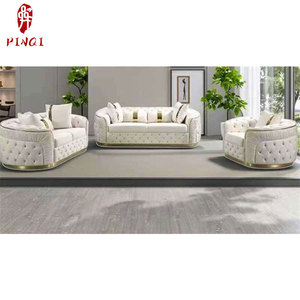 Set di Divani per Soggiorno Personalizzato da Produttore Professionale, Divani da Salotto in Velluto, Arredamento per Casa e <span class=keywords><strong>Hotel</strong></span> - Product Image 2