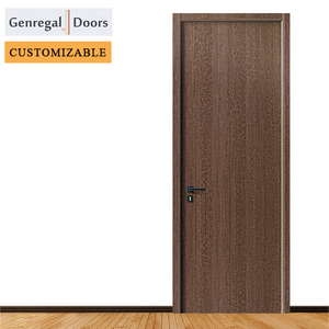 Mới ra mắt Walnut rắn Veneer khắc thiết kế nhập cửa 30 phút lửa đánh giá Swing Mở hướng dẫn sử dụng cho phòng khách - Product Image 3