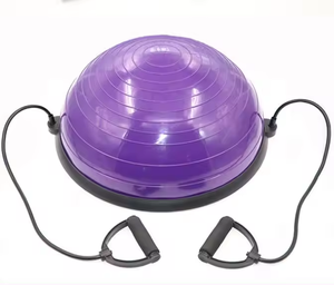 Yoga Pilates Ejercicio Medio Balance Ball con asas Bosuing Balance Trainer - Product Image 2