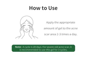 BREYLEE — Gel pour enlever les cicatrices d'acné, soin de la peau, apaisant, anti-rides, Essence, sérum 30g