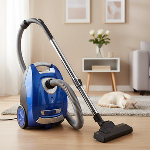 Small Wireless Dry Electric Carpet Cleaner Handheld Canister <b>Vacuum</b> Cleaner with Bag for Car and Home - Product Image 3