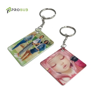 Khóa móc nhựa in chuyển nhiệt bán buôn Prosub, in logo tùy chỉnh, hình trái tim, nguyên liệu in chuyển nhiệt - Product Image 6