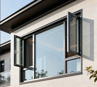 Ventanas Corredizas de Aluminio Modernas del Sudeste Asiático, Venta al por Mayor de Ventanas Insonorizadas de Triple Cristal para Casas y Cocinas