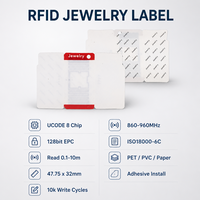 Etiqueta RFID de Alta Sensibilidad para Joyería, 860-960MHz, Etiquetas Anti-interferencia para Joyería, para Venta Minorista de Joyería