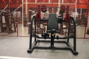 Appareil de musculation pour les bras et les muscles dorsaux, <span class=keywords><strong>machine</strong></span> à presse pour les bras avec plaques de poids, <span class=keywords><strong>machine</strong></span> à traction dorsale assis - Product Image 2