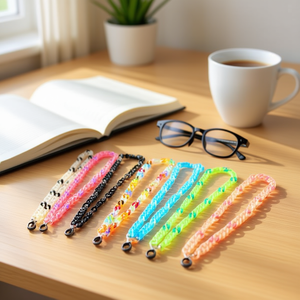 Catena di plastica con chiusura a tre maglie da 70 cm per parti di occhiali - Product Image 3