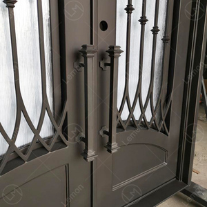 Excellents modèles de portes d'entrée à double battant en <span class=keywords><strong>fer</strong></span> <span class=keywords><strong>forgé</strong></span> - Product Image 5