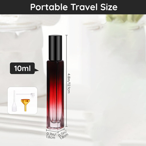 Custom Luxury Perfume Spray 50ml 100ml 30ml Glass Bottles with <b>Box</b> Screen Printing Clear Color - Product Image 3