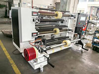 LFQ-1300 kontrol komputer Opp Bopp PE PP Film Rewinder mesin pemotong
